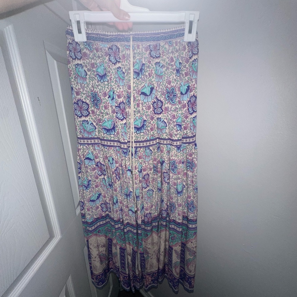 Floral Bohemian Maxi Skirt